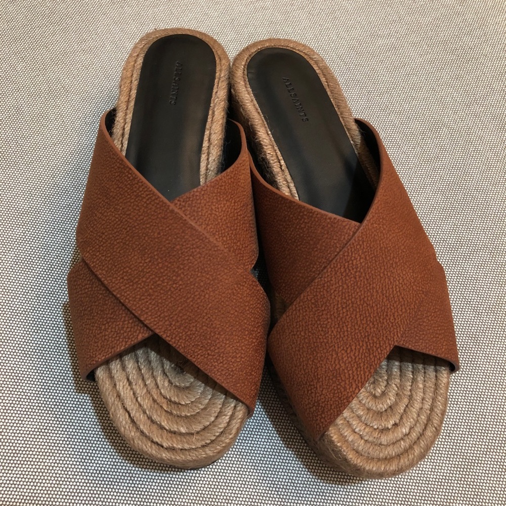 NIB All saints Harlem Platform sandal